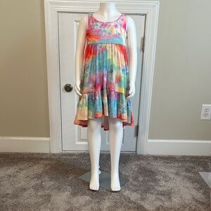 Bonnie Jean Colorful Tie-Dye Kids Dress Girl’s Size 7.